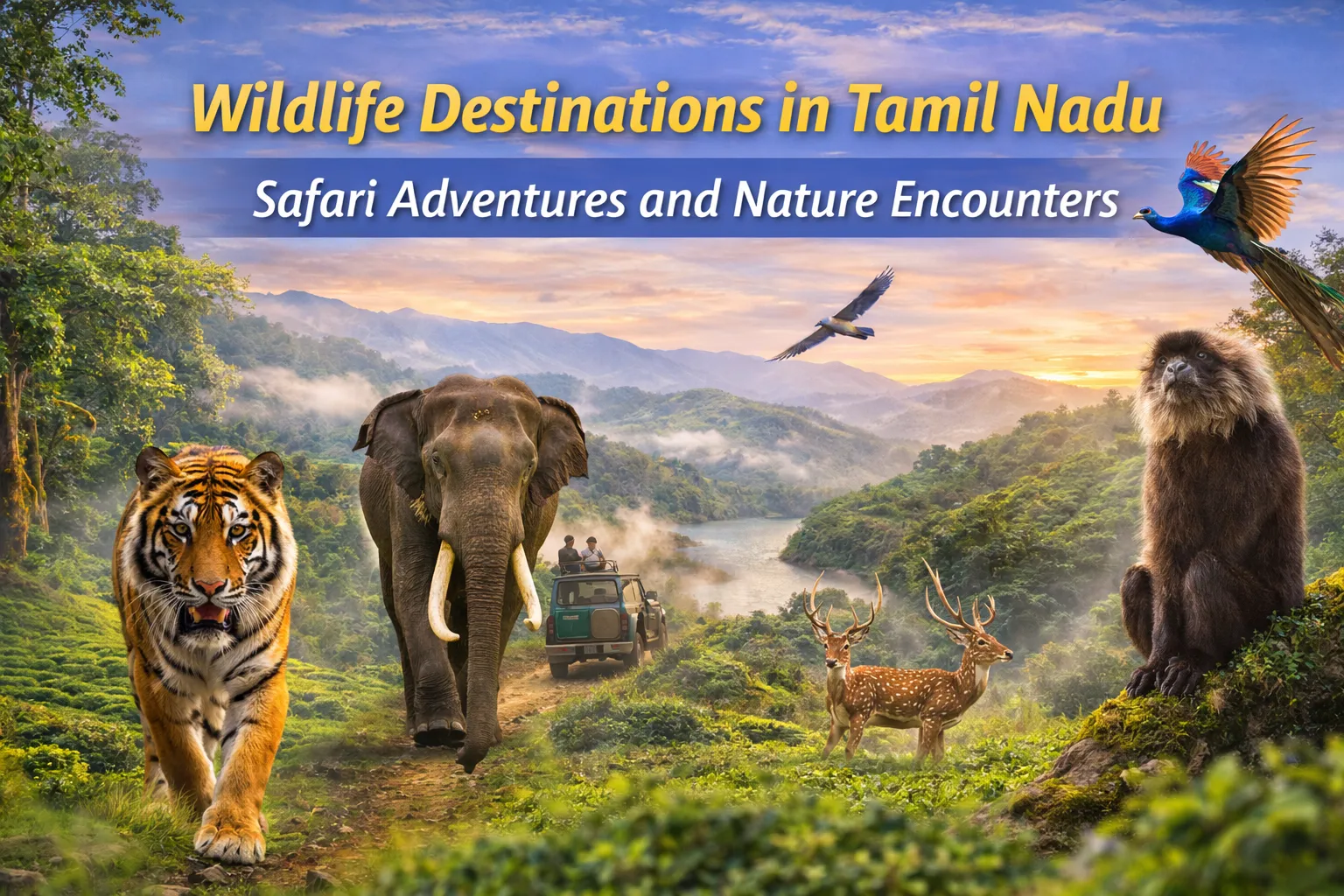 Wildlife Destinations in Tamil Nadu: Safari Adventures and Nature Encounters